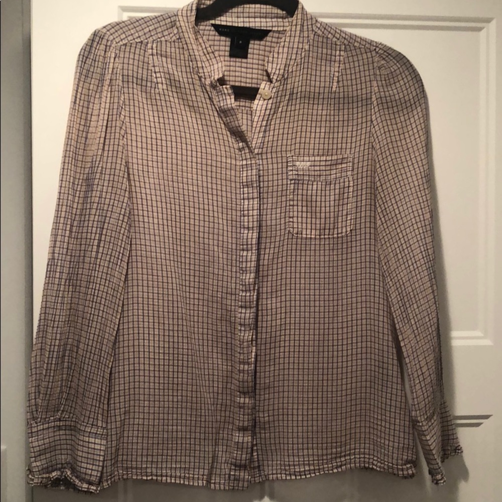 Marc Jacobs seersucker blouse